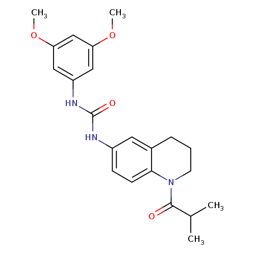 1-(3,5-dimethoxyphenyl)-3-[1-(2-methylpropanoyl)-1,2,3,4-tetrahydroquinolin-6-yl]urea