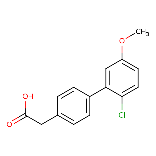 4-(2-Chloro-5-methoxyphenyl)phenylacetic acid