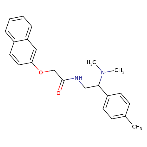 N-[2-(dimethylamino)-2-(4-methylphenyl)ethyl]-2-(naphthalen-2-yloxy)acetamide