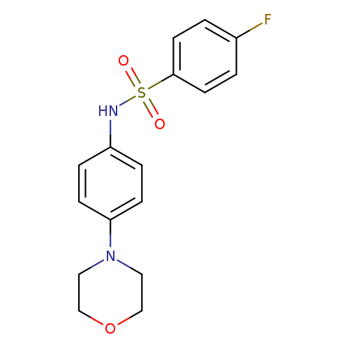 4-fluoro-N-[4-(morpholin-4-yl)phenyl]benzene-1-sulfonamide