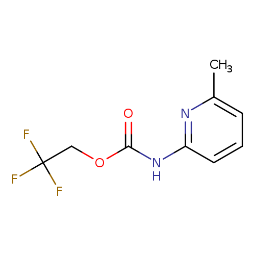 2,2,2-trifluoroethyl N-(6-methylpyridin-2-yl)carbamate