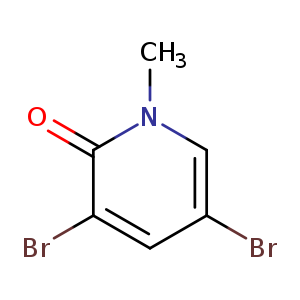 2(1H)-Pyridinone, 3,5-dibromo-1-methyl-