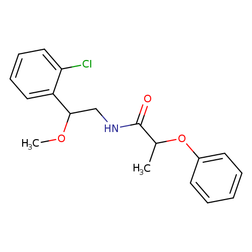 N-[2-(2-chlorophenyl)-2-methoxyethyl]-2-phenoxypropanamide