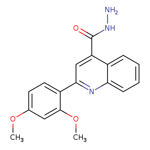 2-(2,4-Dimethoxyphenyl)quinoline-4-carbohydrazide