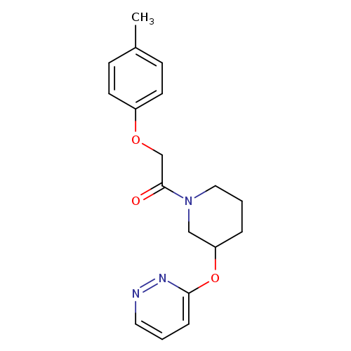 2-(4-methylphenoxy)-1-[3-(pyridazin-3-yloxy)piperidin-1-yl]ethan-1-one