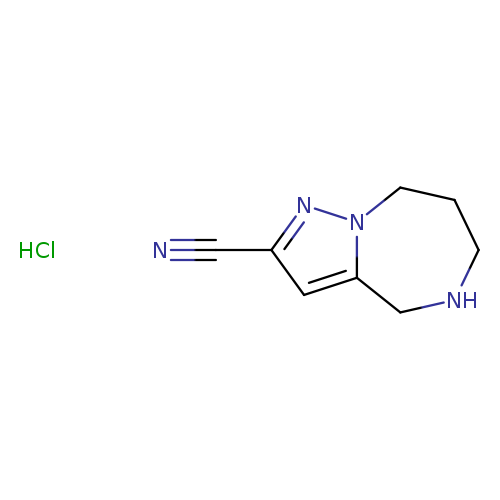 5,6,7,8-tetrahydro-4H-pyrazolo[1,5-a][1,4]diazepine-2-carbonitrile hydrochloride