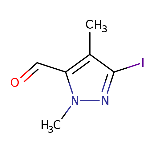 3-iodo-1,4-dimethyl-1H-pyrazole-5-carbaldehyde