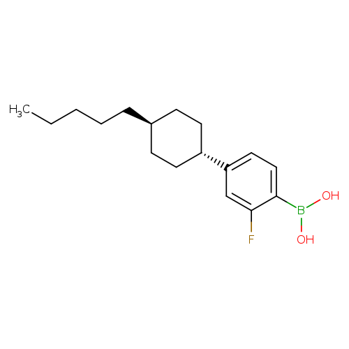 Boronic acid, [2-fluoro-4-(trans-4-pentylcyclohexyl)phenyl]-