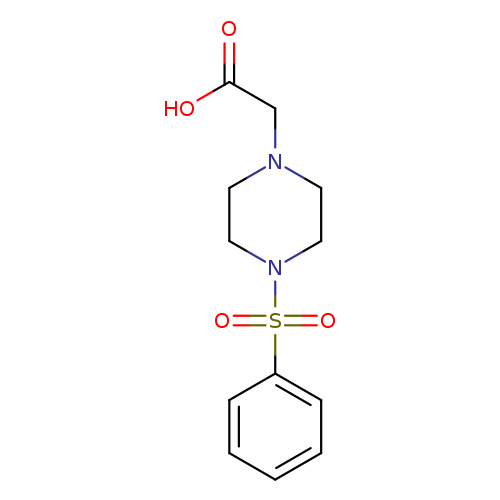 2-[4-(benzenesulfonyl)piperazin-1-yl]acetic acid