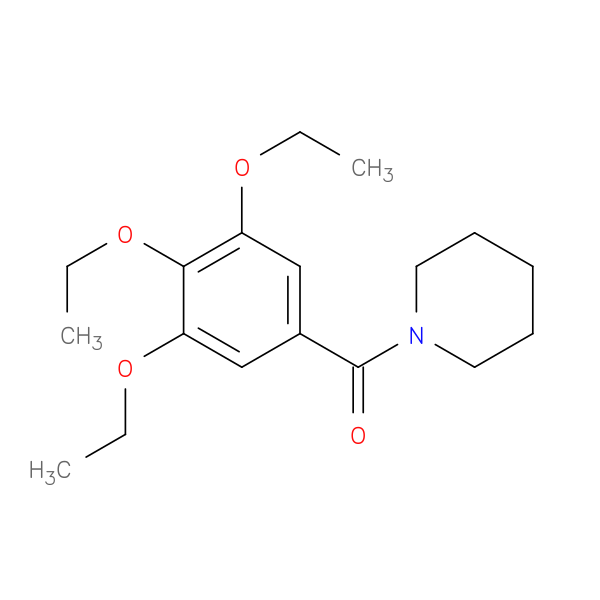 1-(3,4,5-triethoxybenzoyl)piperidine