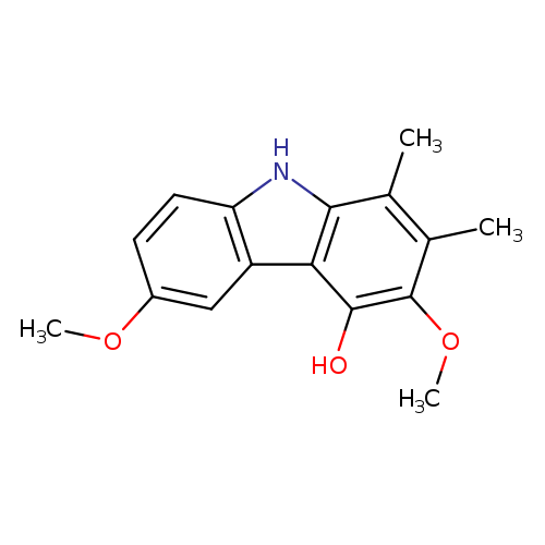 9H-Carbazol-4-ol,3,6-dimethoxy-1,2-dimethyl-