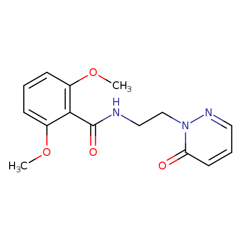 2,6-dimethoxy-N-[2-(6-oxo-1,6-dihydropyridazin-1-yl)ethyl]benzamide