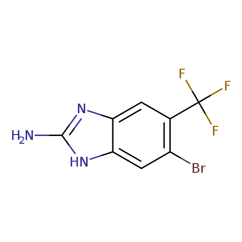 6-bromo-5-(trifluoromethyl)-1H-1,3-benzodiazol-2-amine
