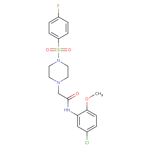 N-(5-chloro-2-methoxyphenyl)-2-[4-(4-fluorobenzenesulfonyl)piperazin-1-yl]acetamide