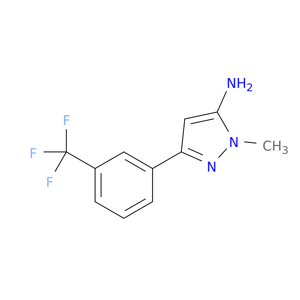 1-methyl-3-[3-(trifluoromethyl)phenyl]-1H-pyrazol-5-amine