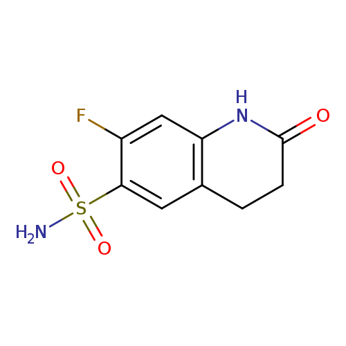 7-fluoro-2-oxo-1,2,3,4-tetrahydroquinoline-6-sulfonamide