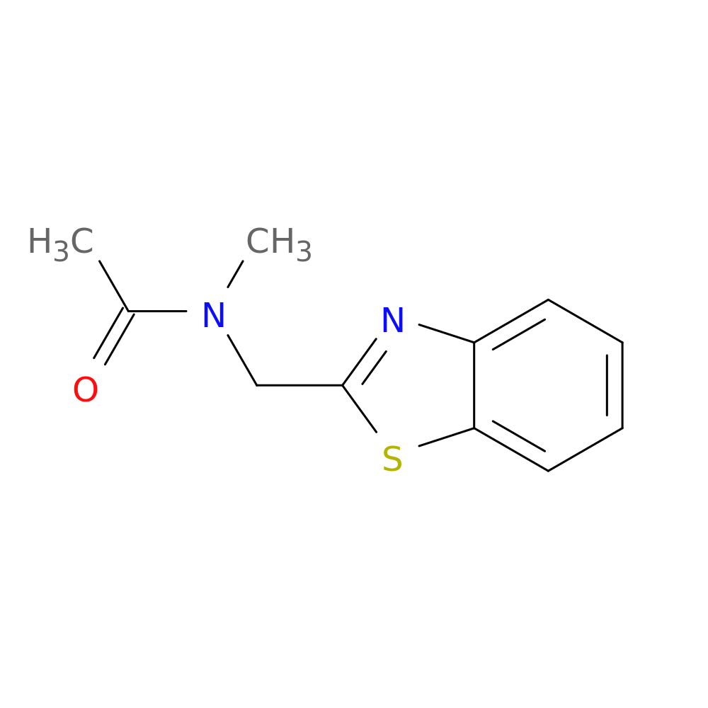 N-[(1,3-benzothiazol-2-yl)methyl]-N-methylacetamide