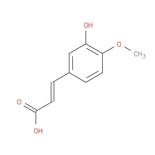 3-Hydroxy-4-methoxycinnamic acid