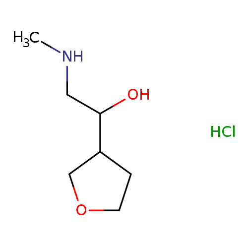 2-(methylamino)-1-(oxolan-3-yl)ethan-1-olhydrochloride