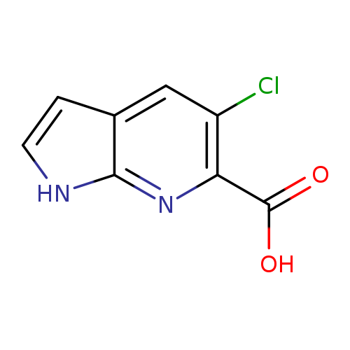 1H-Pyrrolo[2,3-b]pyridine-6-carboxylic acid, 5-chloro-
