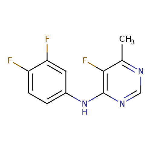 N-(3,4-difluorophenyl)-5-fluoro-6-methylpyrimidin-4-amine