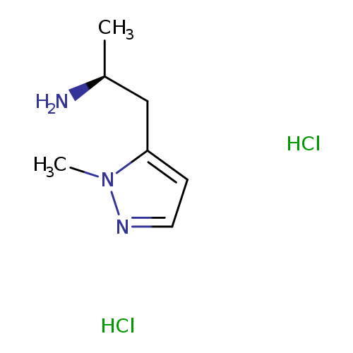 (2S)-1-(1-methyl-1H-pyrazol-5-yl)propan-2-aminedihydrochloride