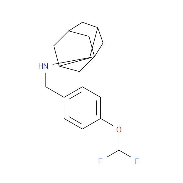 N-{[4-(difluoromethoxy)phenyl]methyl}adamantan-1-amine