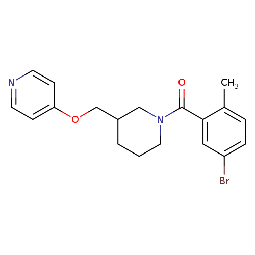4-{[1-(5-bromo-2-methylbenzoyl)piperidin-3-yl]methoxy}pyridine