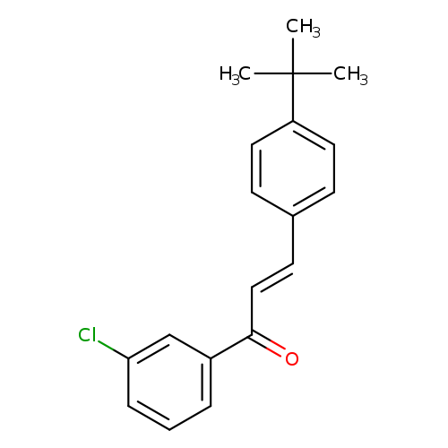 (2E)-3-(4-tert-butylphenyl)-1-(3-chlorophenyl)prop-2-en-1-one