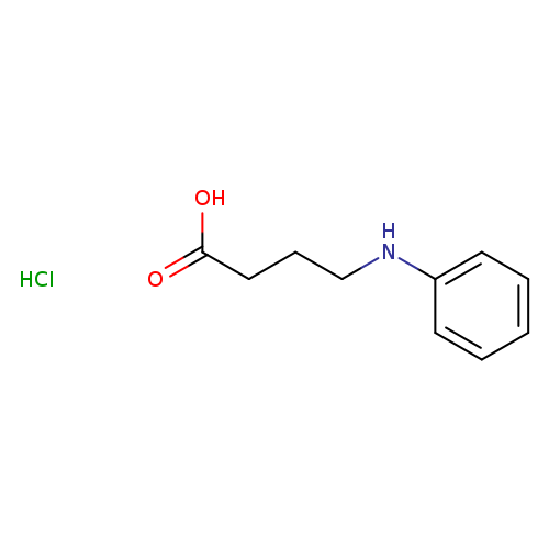 Butanoic acid, 4-(phenylamino)-, hydrochloride (1:1)