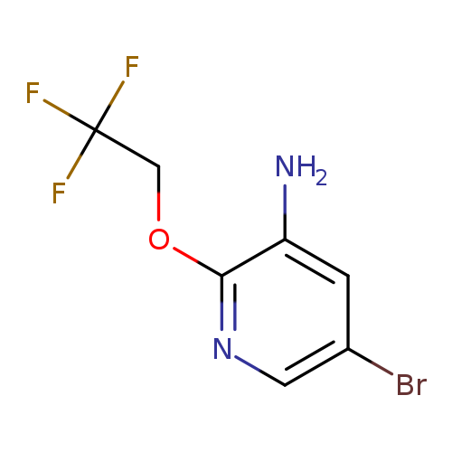 5-bromo-2-(2,2,2-trifluoroethoxy)pyridin-3-amine