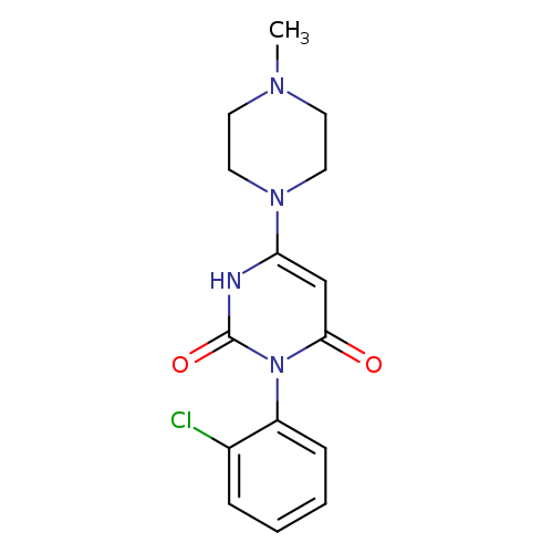 3-(2-chlorophenyl)-6-(4-methylpiperazin-1-yl)-1,2,3,4-tetrahydropyrimidine-2,4-dione