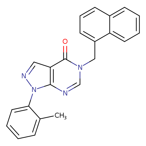 1-(2-methylphenyl)-5-[(naphthalen-1-yl)methyl]-1H,4H,5H-pyrazolo[3,4-d]pyrimidin-4-one