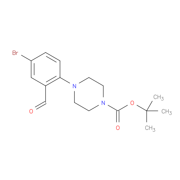 1-Boc-4-(4-bromo-2-formylphenyl)piperazine