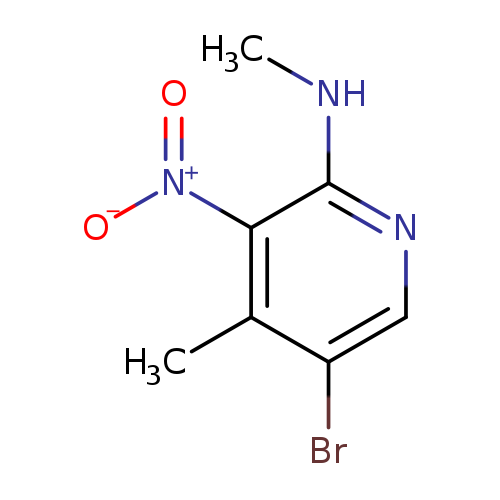 2-Pyridinamine, 5-bromo-N,4-dimethyl-3-nitro-