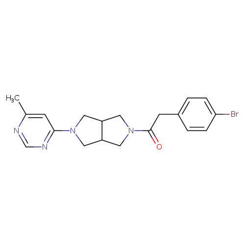 2-(4-bromophenyl)-1-[5-(6-methylpyrimidin-4-yl)-octahydropyrrolo[3,4-c]pyrrol-2-yl]ethan-1-one