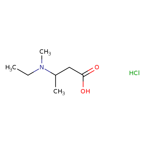 3-[ethyl(methyl)amino]butanoic acid hydrochloride