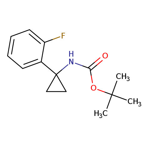 tert-Butyl N-[1-(2-fluorophenyl)cyclopropyl]carbamate