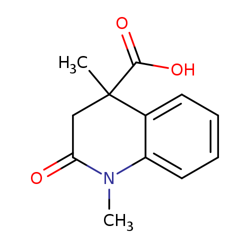 1,4-dimethyl-2-oxo-1,2,3,4-tetrahydroquinoline-4-carboxylic acid