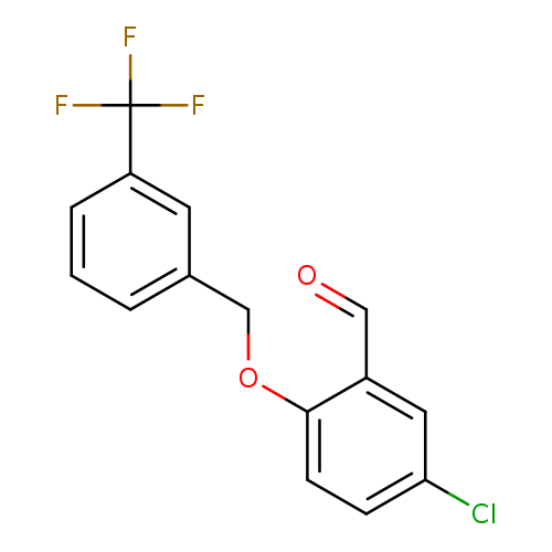 5-Chloro-2-([3-(trifluoromethyl)benzyl]oxy)benzaldehyde