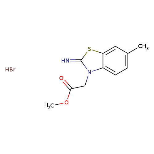 Methyl 2-(2-imino-6-methylbenzo[d]thiazol-3(2H)-yl)acetate hydrobromide