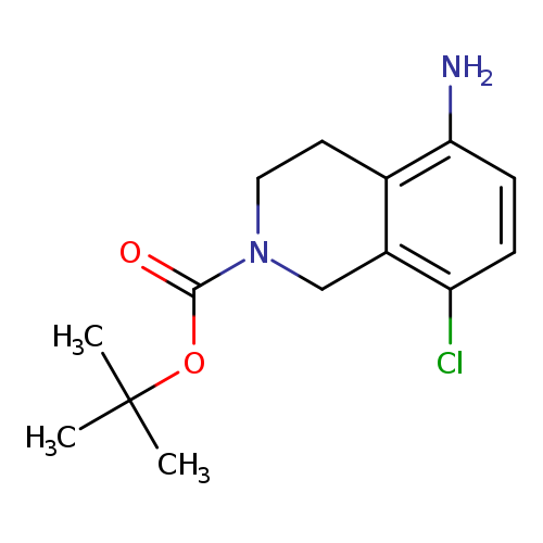 tert-butyl 5-amino-8-chloro-1,2,3,4-tetrahydroisoquinoline-2-carboxylate