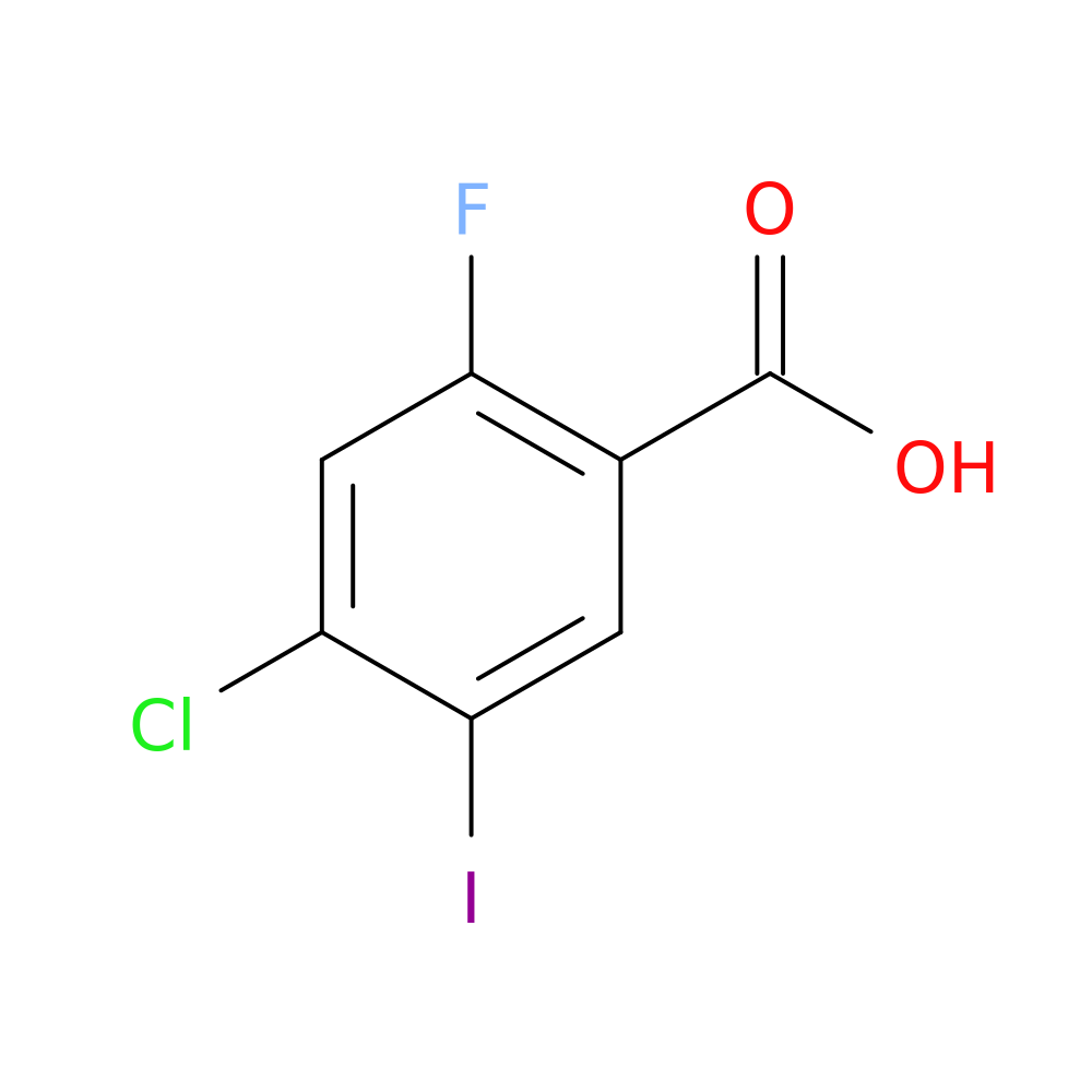 4-Chloro-2-fluoro-5-iodobenzoic acid