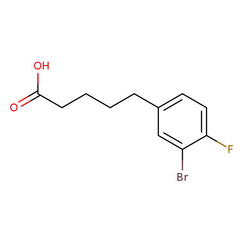 5-(3-bromo-4-fluorophenyl)pentanoic acid