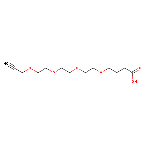 Propargyl-peg4-(ch2)3-acid