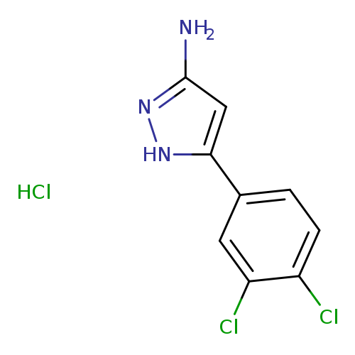 1H-Pyrazol-3-amine, 5-(3,4-dichlorophenyl)-, hydrochloride (1:1)