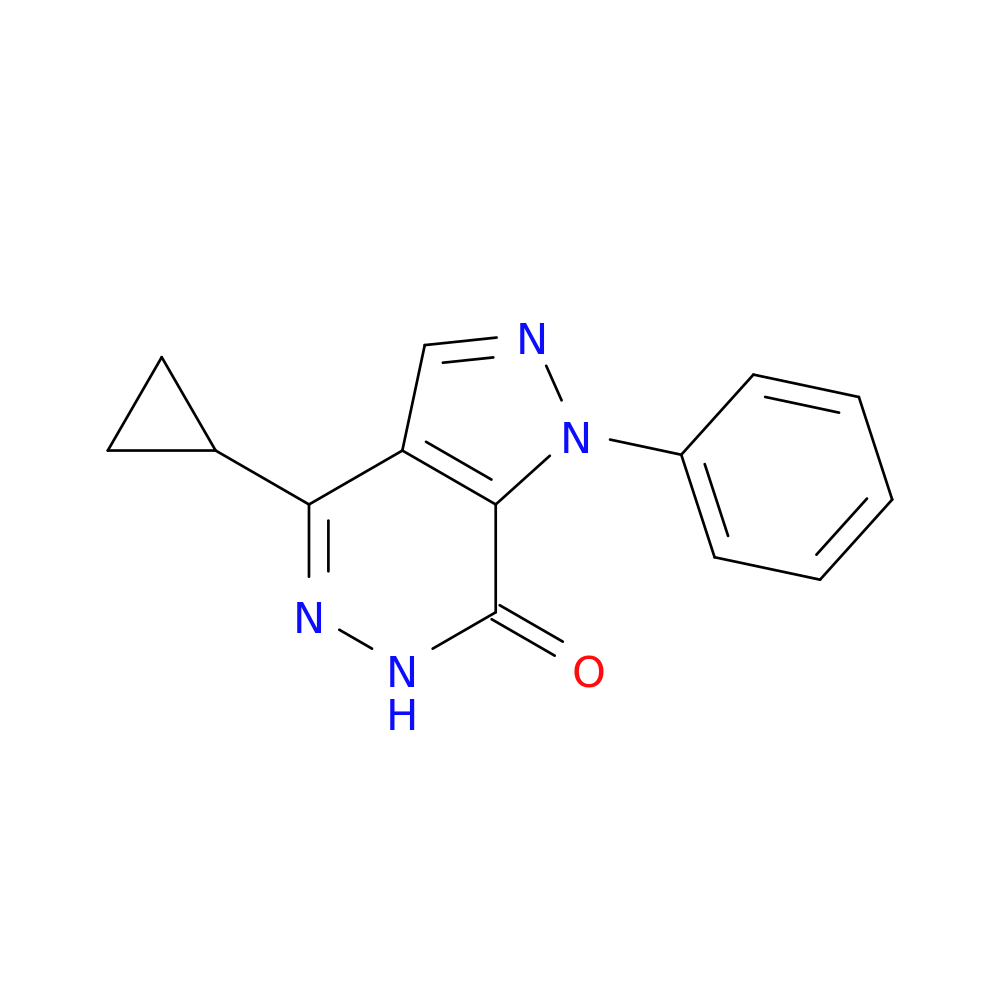 4-cyclopropyl-1-phenyl-1H,6H,7H-pyrazolo[3,4-d]pyridazin-7-one