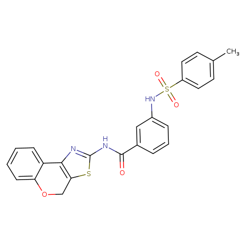 N-{4H-chromeno[4,3-d][1,3]thiazol-2-yl}-3-(4-methylbenzenesulfonamido)benzamide