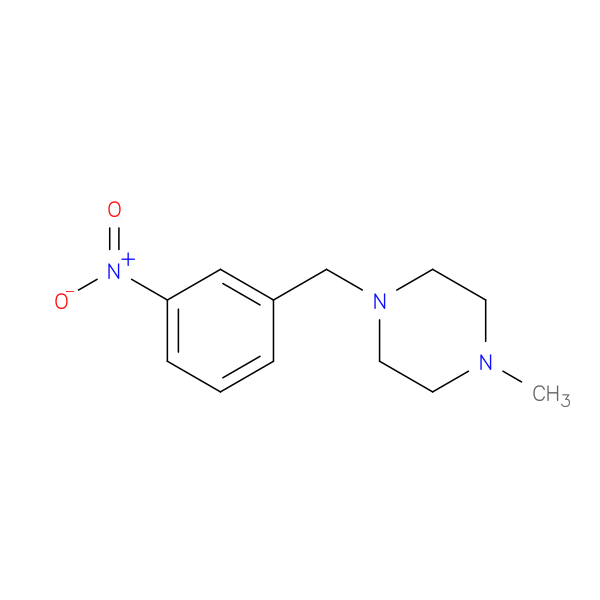 1-Methyl-4-(3-nitrobenzyl)piperazine
