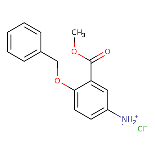 4-(Benzyloxy)-3-(methoxycarbonyl)benzenaminium chloride
